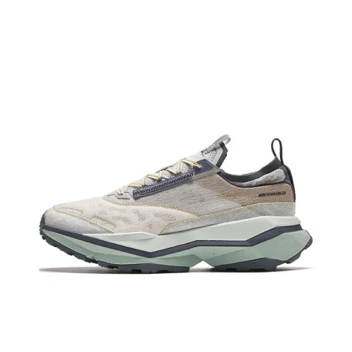 ANTA Амортизирующие подошва Устойчивая к истиранию Низкий топ Беговые кроссовки Мужские Серый