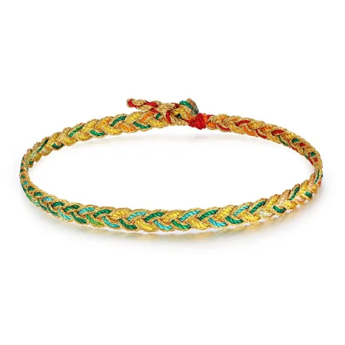 Yu Yin Красная нить Плетеный канат Ручная ткань Ручная веревка Унисекс