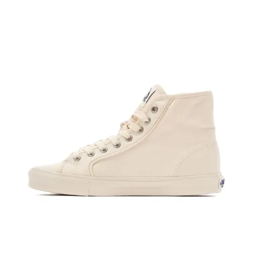 TTSWTRS x Vans Vault Амортизация Устойчивый к истиранию Легкий Высокий Топ Скейтборд Кроссовки Унисекс Бежевый