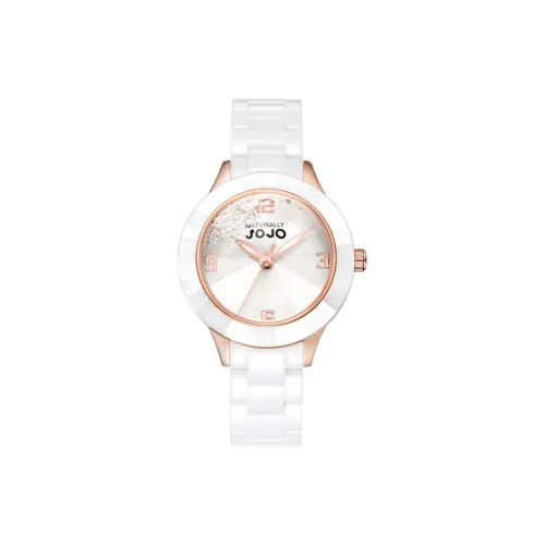 NATURALLYJOJO Наручные часы Кварцевый механизм Мать жемчуга Циферблат Цвет Женский часы JO96784 80RA