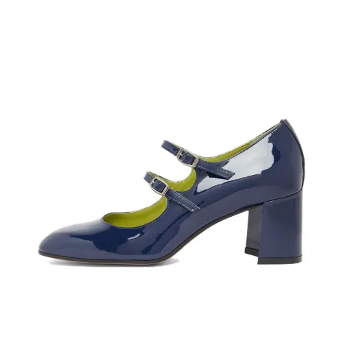 Carel Грубый каблук Туфли Мэри Джейн 6 см Женские Синий