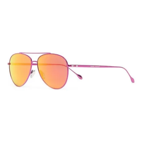 ISABEL MARANT Металл OVAL SUNGLASSES Женские Розовый