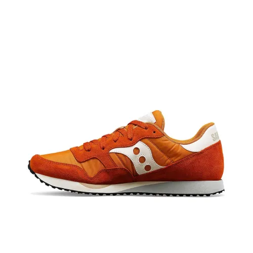 Saucony DXN Trainer Износостойкий Дышащий Низкий Топ Беговые кроссовки Мужской Оранжевый
