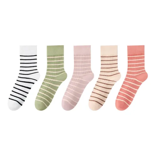 H YXIANG Носки Crew Женские упаковка из 5 пар