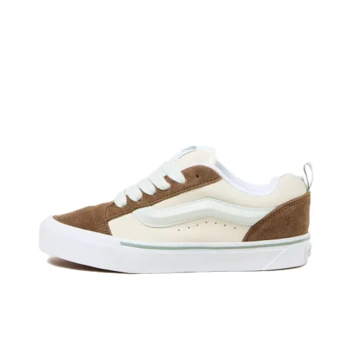 VANS Knu Skool Амортизация Низкие Кроссовки для скейтбординга Унисекс Желто-коричневый