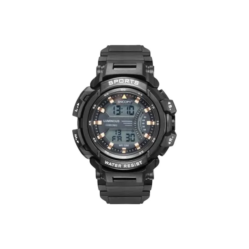Снупи Electronic Movement Унисекс Часы 46,5mm*46,5mm*17,6mm Черные