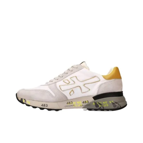 PREMIATA Mick Повседневный Низкий Топ Белый Серый Мужской