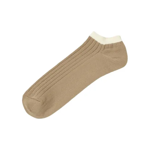 UNIQLO Низкие носки унисекс 1 упаковка темно-бежевый