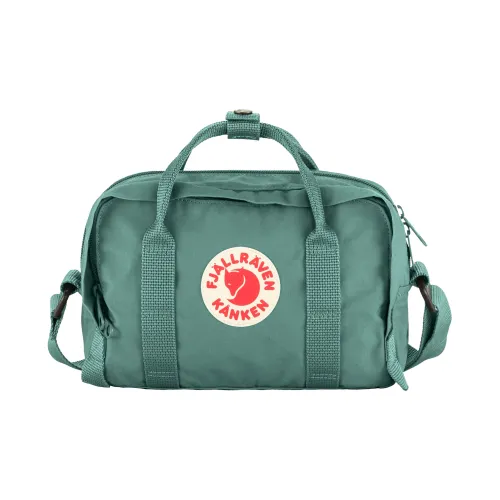 Fjallraven Kanken Виниловая Сумка через плечо большая мужская цвет морозный зеленый