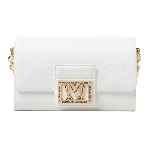 LOVE MOSCHINO ПУ (полиуретан) Сумка Сумка через плечо Мини Женская Белая