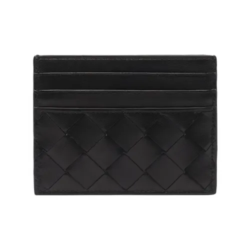 Bottega Veneta Телячья кожа Держатель для карт Женские Черный