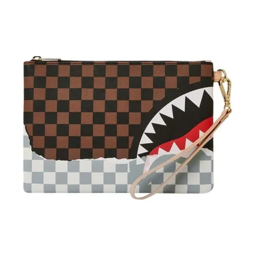 SPRAYGROUND Клатч и Кошелек из искусственной кожи унисекс серый и черный