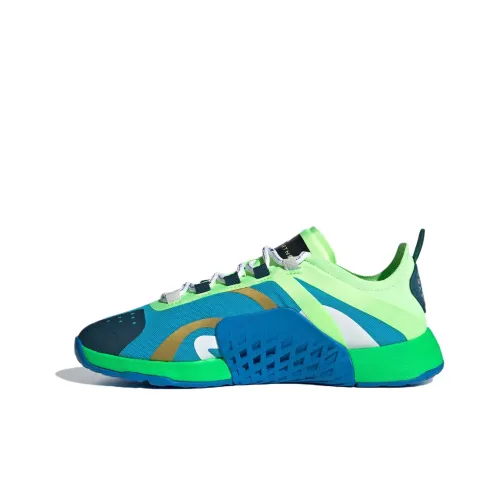 Adidas DROPSET 2 Тренировки Амортизаторы Slip-resistant Abrasion-resistant Низкий топ Кроссовки для тренировок Женские Синий Бирюзовый