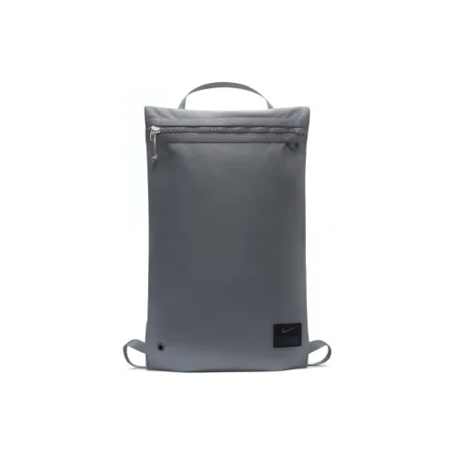 Nike Ткань Спортивный Рюкзак Сумка для хранения Рюкзак Стандартный Унисекс Серый