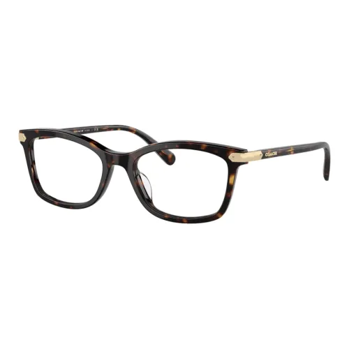 COACH Ацетат Нерегулярная форма Оправы для очков Женские Черепаховый