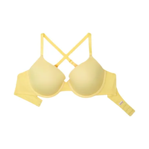 Victoria's Secret Розовый Девичий Бюстгальтер Женские Теплый Желтый