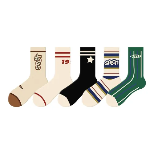 RUMEE FOR Носки Crew Унисекс упаковка из 5 пар