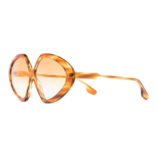 VICTORIA BECKHAM Ацетат Акрил Нерегулярная форма Солнцезащитные очки Женские Желтый