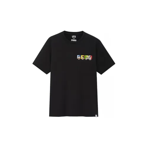 UNIQLO Черная унисекс футболка