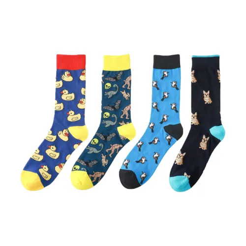 Носки Flowers In Water высокие мужские упаковка из 4 пар