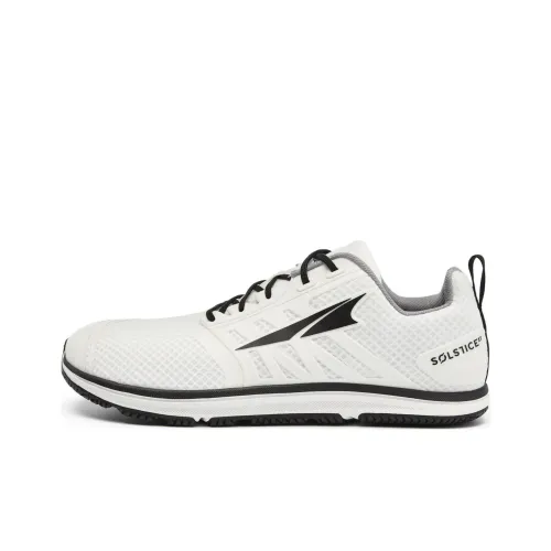 Altra Solstice XT 2 Амортизирующие мужские беговые кроссовки устойчивые к скольжению и износу с низким верхом белые и черные