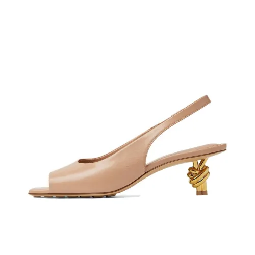 Bottega Veneta Knot One Strap Sandals 4,5cm Women's Light Umber