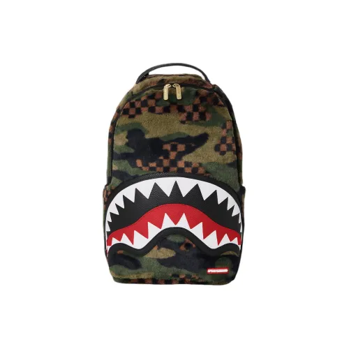 SPRAYGROUND Полиэстер с Искусственным мехом Рюкзак Унисекс Камуфляж