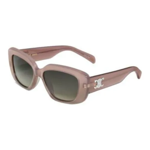 CELINE Ацетат Нерегулярная форма Солнцезащитные очки Женские Серый