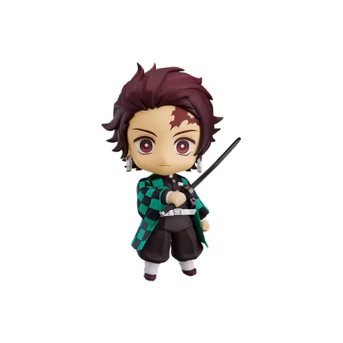 GSC Фигурка Тандзиро Камадо из глины Вторая версия Demon Slayer Kimetsu no Yaiba 10 см Чиби-фигурки