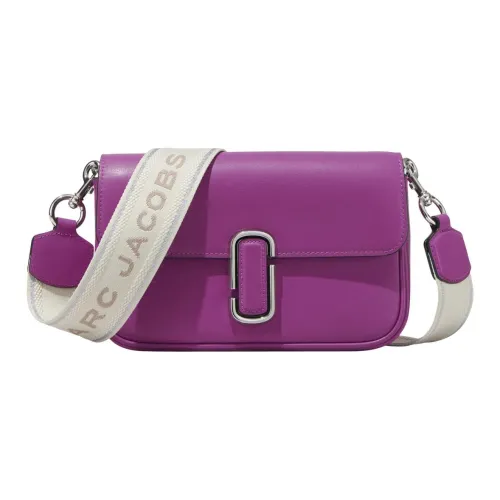 MARC JACOBS Гладкая Телячья Кожа Портативная Сумка через плечо Сумка на плечо Женская Фиолетовая