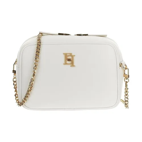 Elisabetta Franchi Кожа Camera Сумка Сумка через плечо Женская Белая