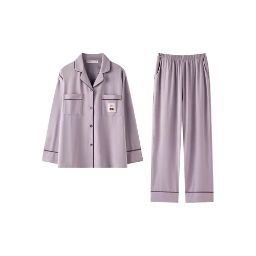 Beiyan Пижамный комплект женский фиолетовый