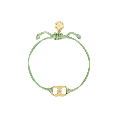 TORY BURCH Латунь Ткань Браслеты Женские Зеленый
