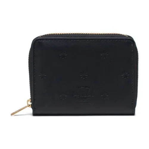 Herschel Веганская кожа Кошелек Унисекс Черный цветок