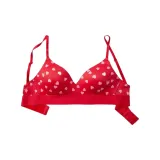 Красный принт в форме сердца