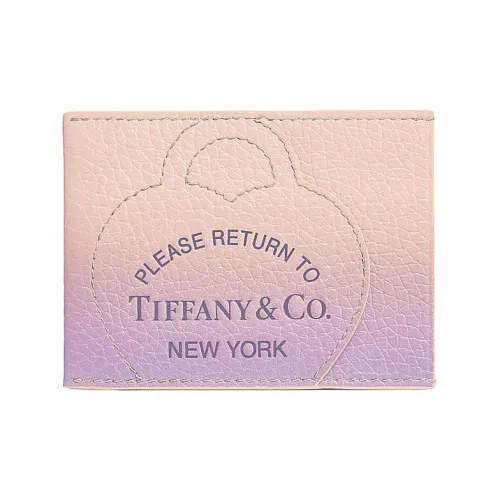 TIFFANY CO. Return To Tiffany Collection Taurillon Кожа Картхолдер Женские Morgan Серый
