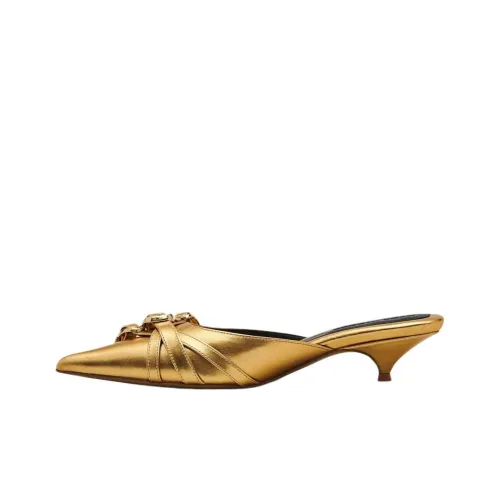 MARC JACOBS Домашние тапочки 3,5 см Женские Золотые