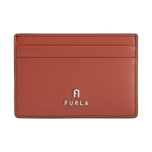 Furla Мягкий держатель для карт из коровьей кожи маленький женский цвет корица