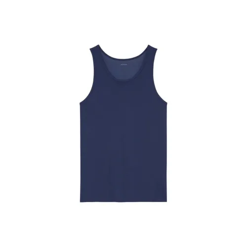 UNIQLO Топ без рукавов Мужской Темно-синий
