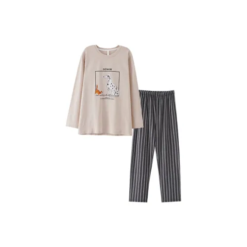 FOREVER 21 Хаки+Черный Женские Пижамные Комплекты