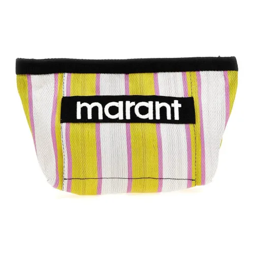 ISABEL MARANT Нейлон Клатч Женский Желтый Многоцветный