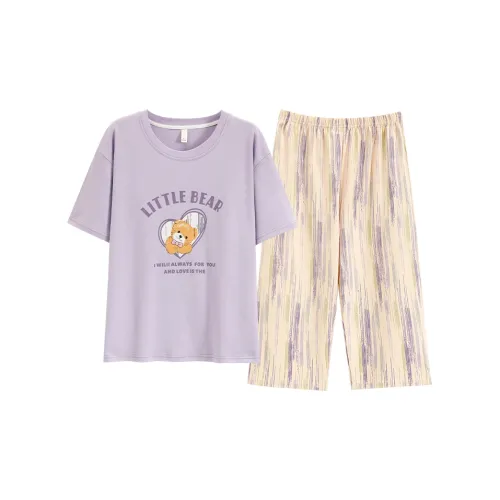 The Story Of The Flower Season Пижамный комплект женский светло-фиолетовый