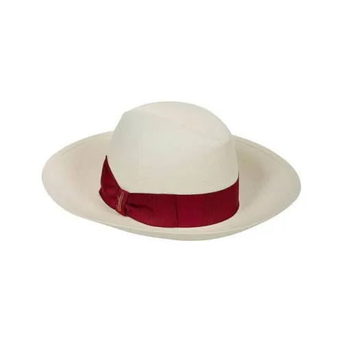 Borsalino Straw Cylinders Women's Cream