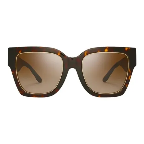 TORY BURCH Ацетат Квадратные Солнцезащитные очки Женские Черепаховый