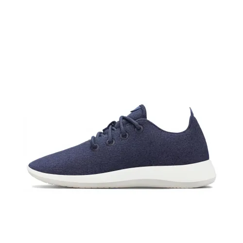 Allbirds Wool Runner Slip-Resistant Low Top Casual Shoes Men's Dark Indigo