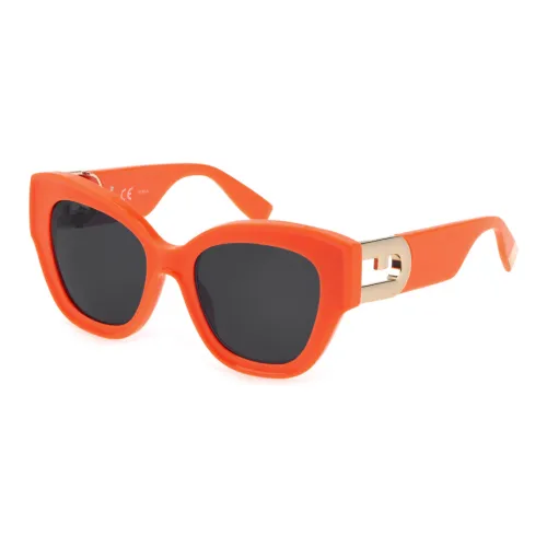 Furla Кошачий глаз Солнцезащитные очки Женские Оранжевые