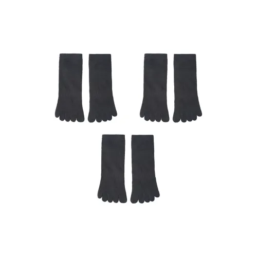 Pan Shijia Низкие носки Женские 3 упаковки Черный