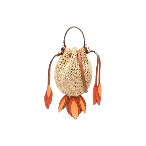 Anya Hindmarch Плетеная сумка через плечо из соломы женская сумка песочно-бежевого цвета