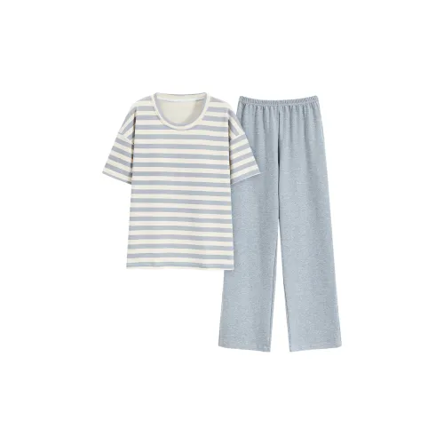 The Story Of The Flower Season Пижамный комплект женский светло-серый