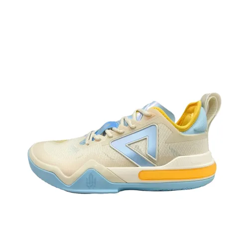 PEAK Wiggins AW1 Баскетбольные кроссовки Низкий топ Экрю/Лунный синий Мужской